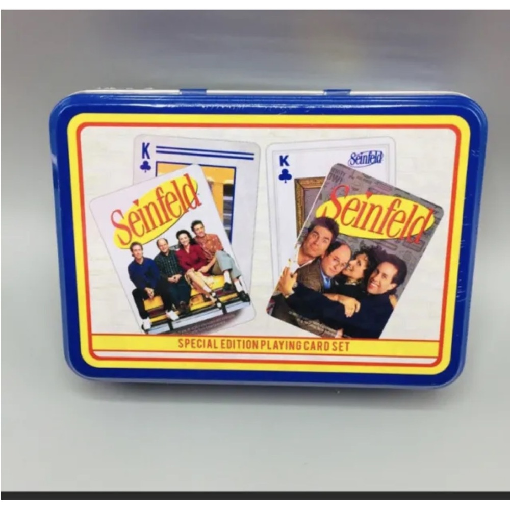 Seinfeld Special Edition Playing Card Set in Tin Two Collectible Unique  Decks